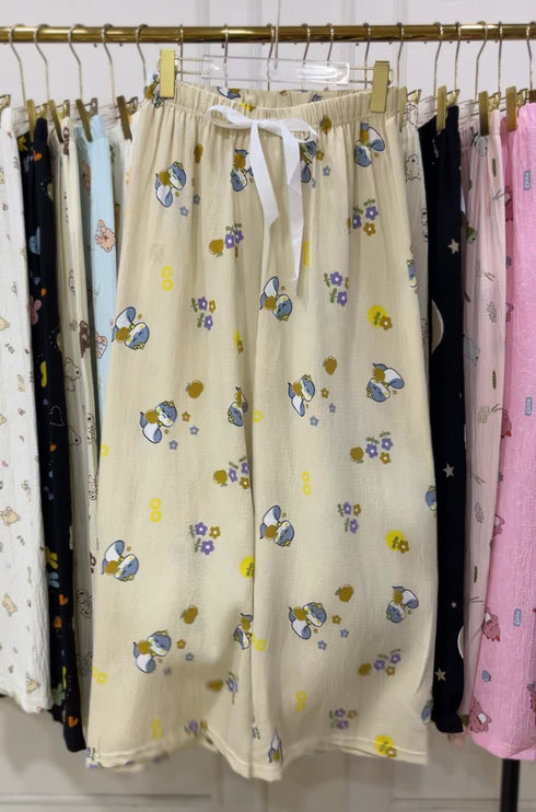 Summer Cute Print Loose Pyjamas